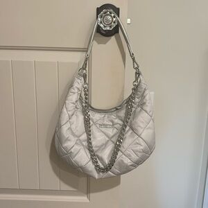 Silver MZ Wallace bag with chain!
